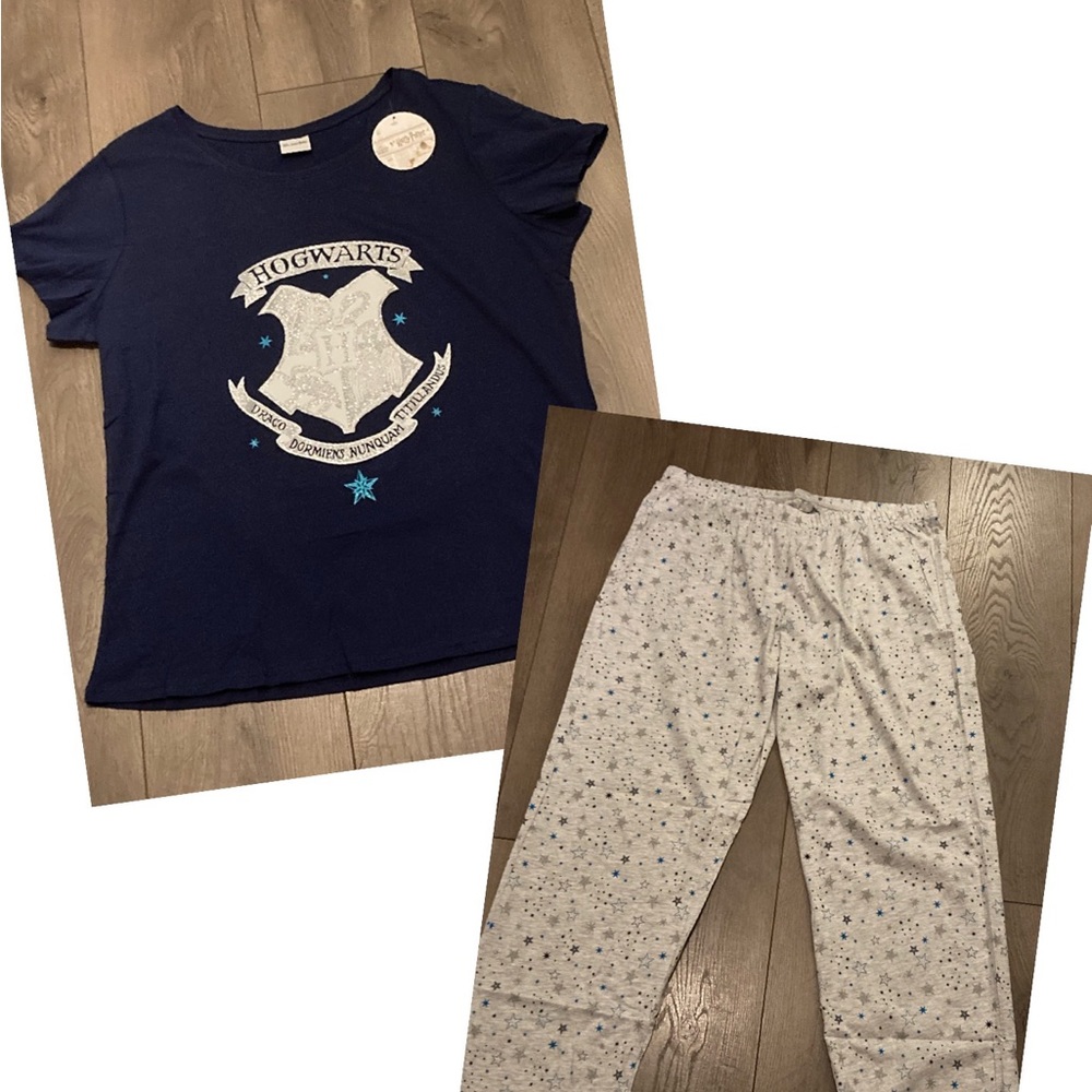 Womens Harry Potter pj set 2 piece size large nwt
